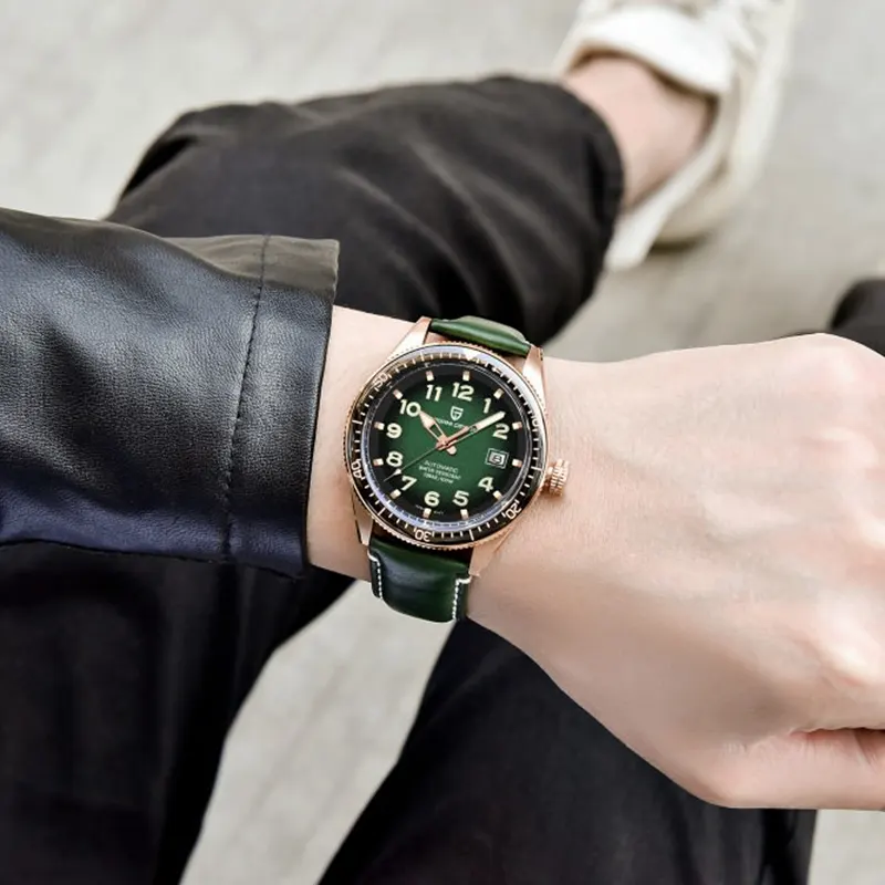 Pagani Design Autavia PD-1649 Green Dial Men's Watch